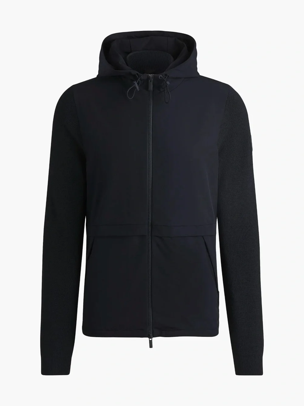BOSS Men's Hooded SOFTSHELL JACKET KNITTED Large tech travel performance